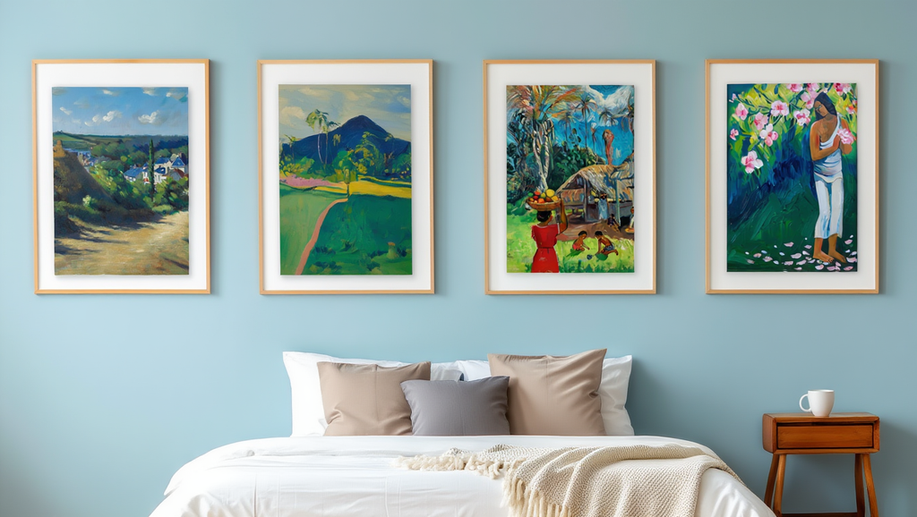 Gauguin Vibrant Island Life – 4 Prints Mix & Match