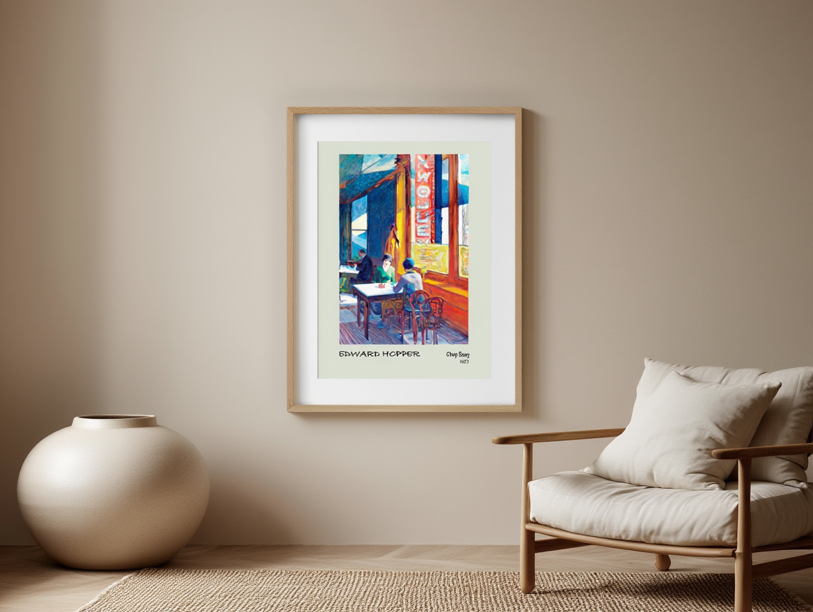 Edward Hopper – Chop Suey Art Print