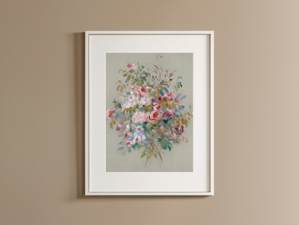 Auguste Renoir - Bouquet de Roses