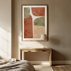 Radiant Lines – Colorful Minimalist Poster