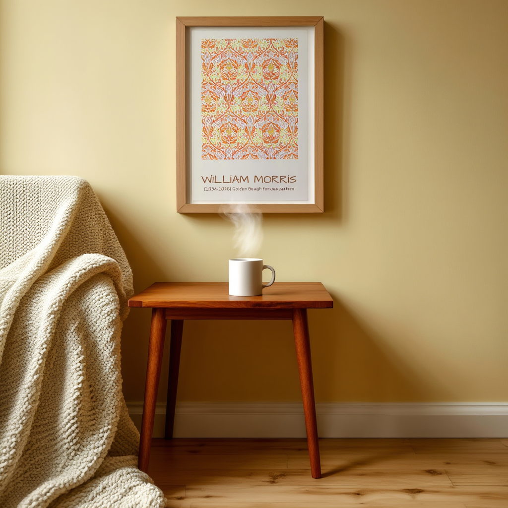 Golden Bough Pattern – William Morris Art Print | Iconic Victorian Textile Design