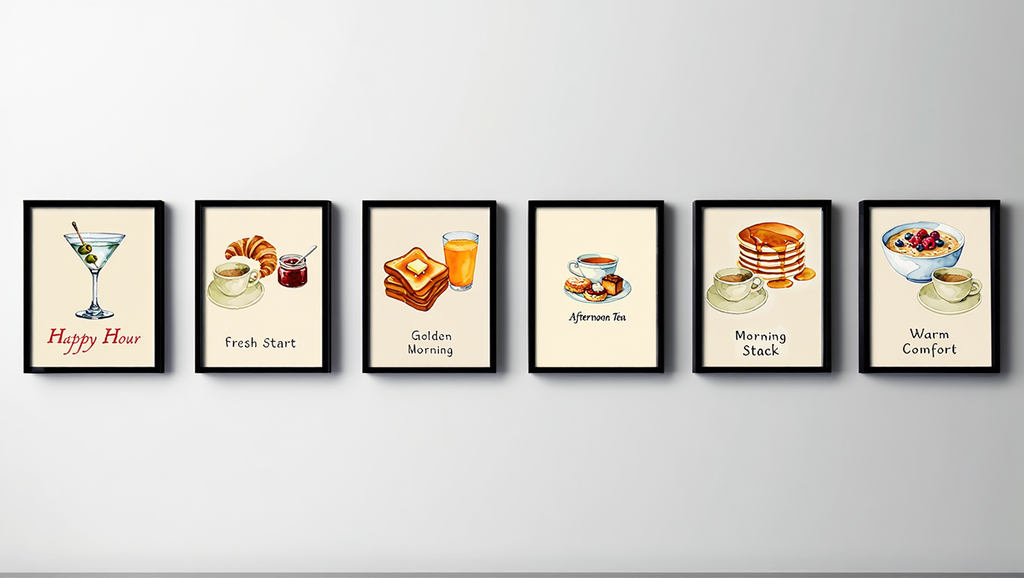 Breakfast Drinks – Set of 6 Prints
