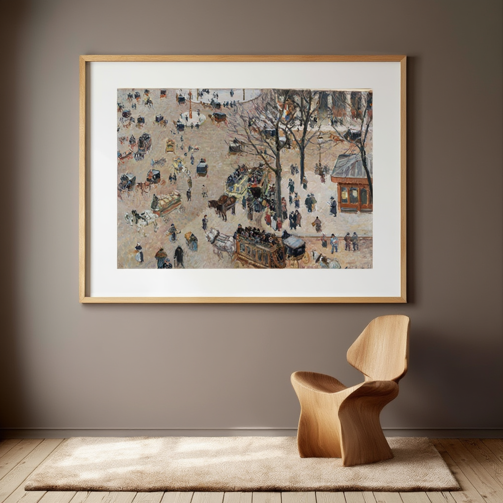 Camille Pissarro - La Place due Théâtre Français