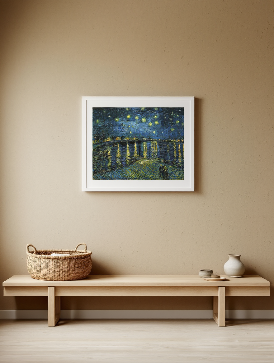 Vincent Van Gogh - The Starry Night Over The Rhone Poster