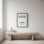 Coco Chanel – Vintage Fashion Poster Art Print - Hakyarts