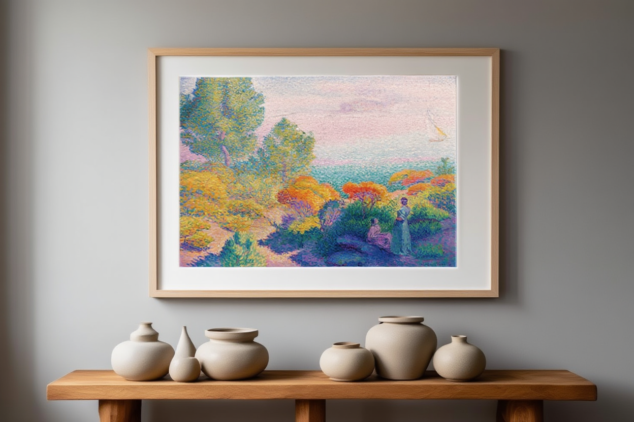 Henri-Edmond Cross - Two Women by the Shore, Mediterranean