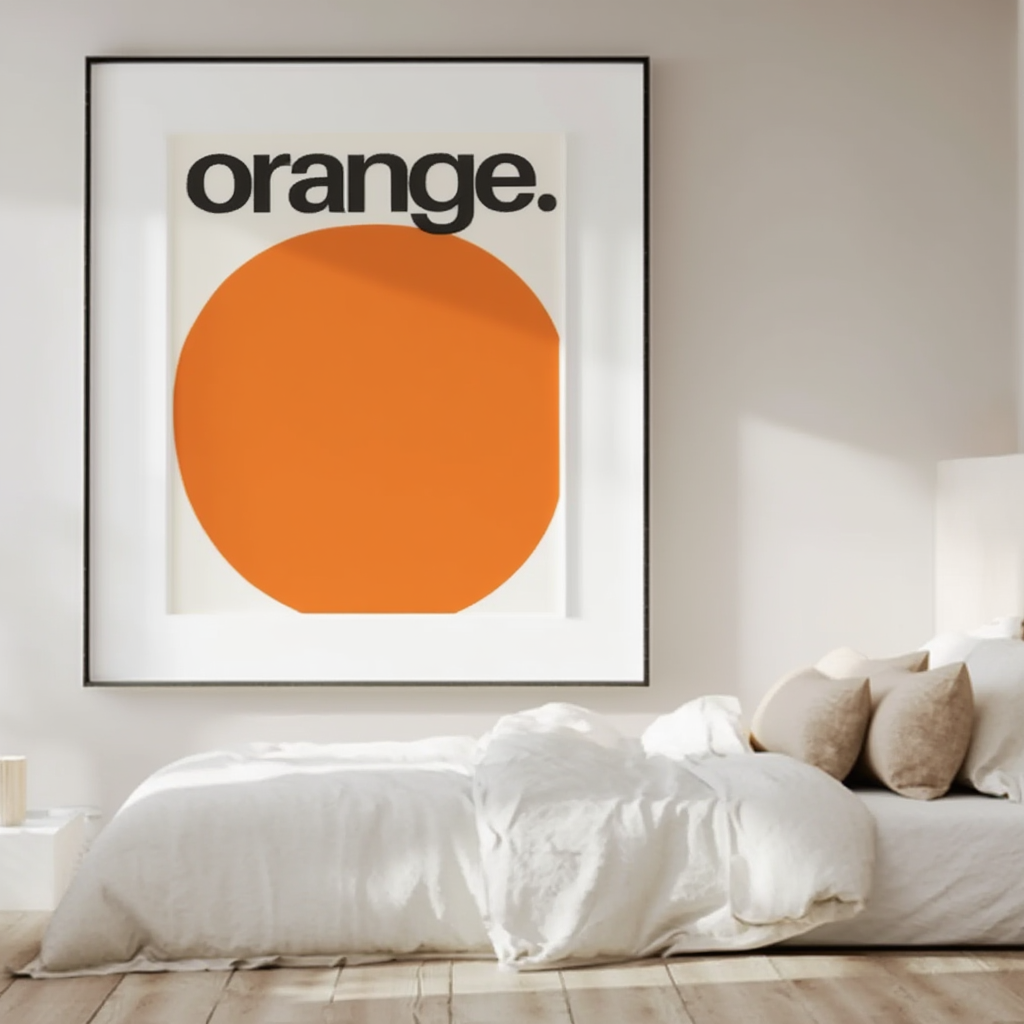 Orange – Maximalist Art Print