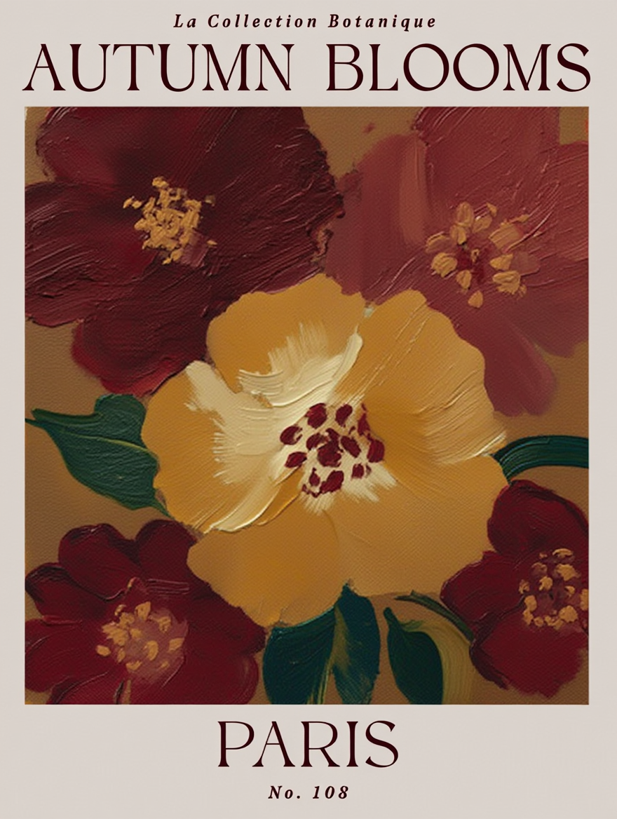 Botanical Melody – 6 Floral Prints | Mix & Match Wall Art Collection