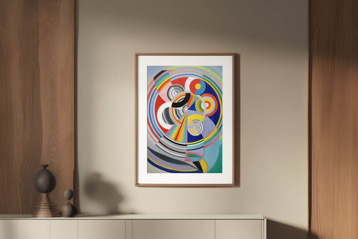 Rythme n°1 – Robert Delaunay – Vintage Modernist Art Print