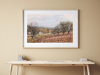 Bougival – Alfred Sisley Poster | Impressionist Landscape Art Print - Hakyarts