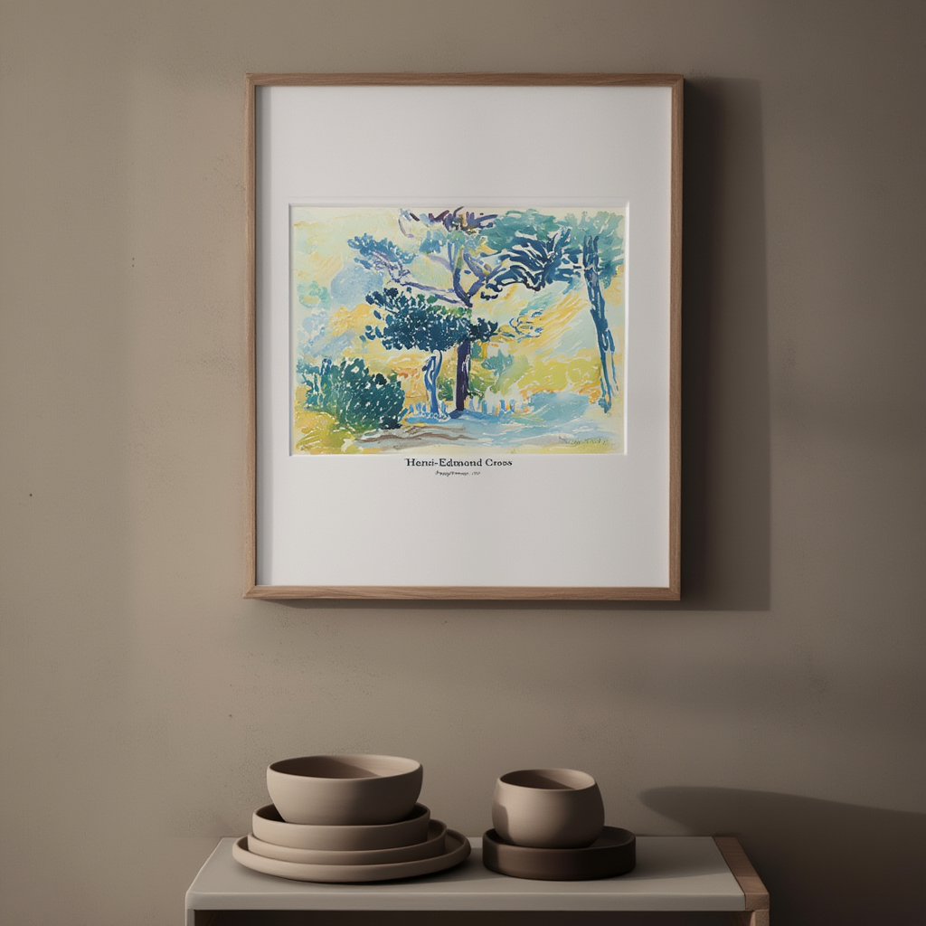 Henri-Edmond Cross  - Paysage Provençal Poster
