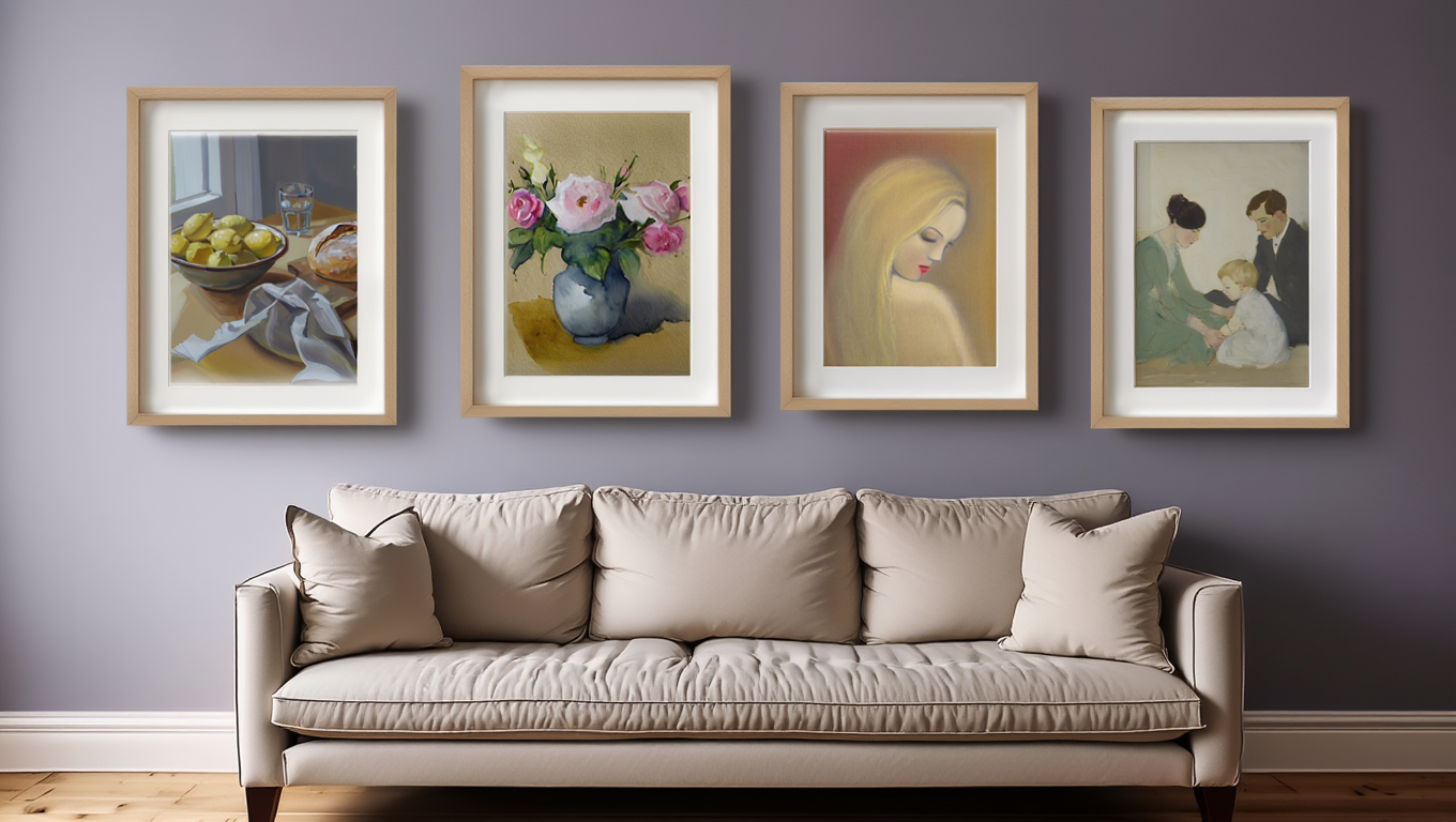 Helene Schjerfbeck – Scandinavian Modern Art 4-Print Mix & Match