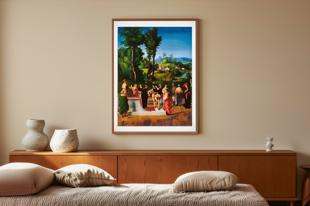 The Boy Moses Before the Pharaoh – Biblical Art Print - Hakyarts