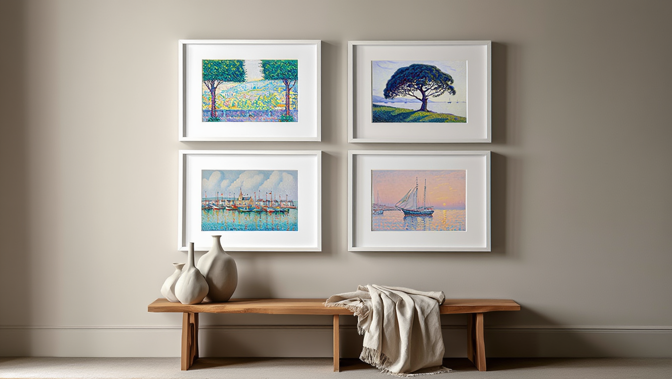 Paul Signac – Radiant Riviera Quartet 4 Prints Mix & Match