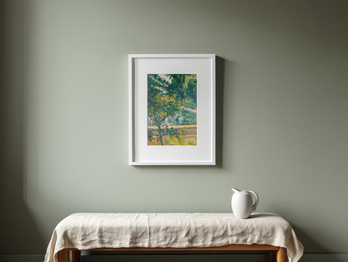 Paul Cézanne - Le bassin du Jas de Bouffan