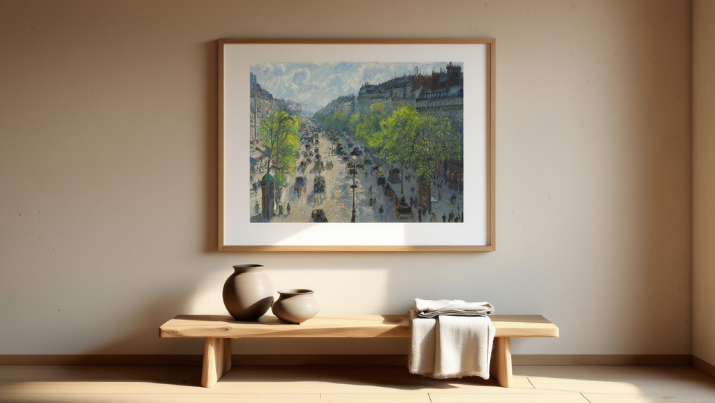 Camille Pissarro - Boulevard Montmartre, Spring