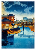 Shinagawa by Hasui Kawase