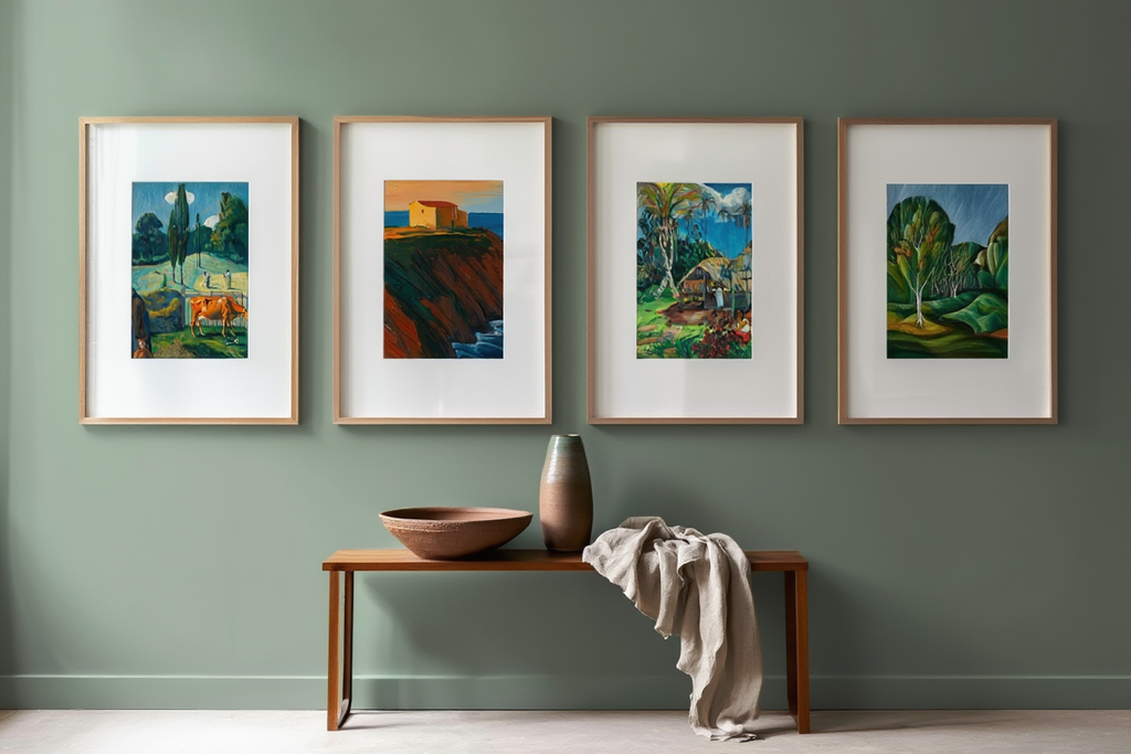 Gauguin Exotic Landscapes – 4 Prints Mix & Match