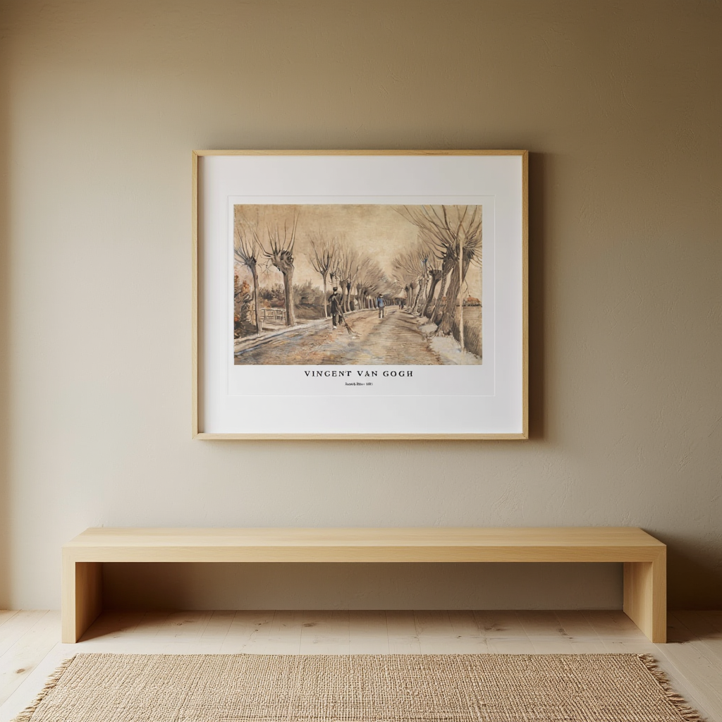 Vincent Van Gogh - Road in Etten Poster