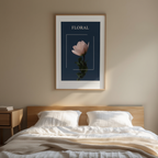 Blooming Horizon – Floral Art Print - Hakyarts