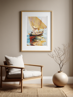 Camino De La Pesca, Valencia by Joaquín Sorolla – Impressionist Coastal Art Print