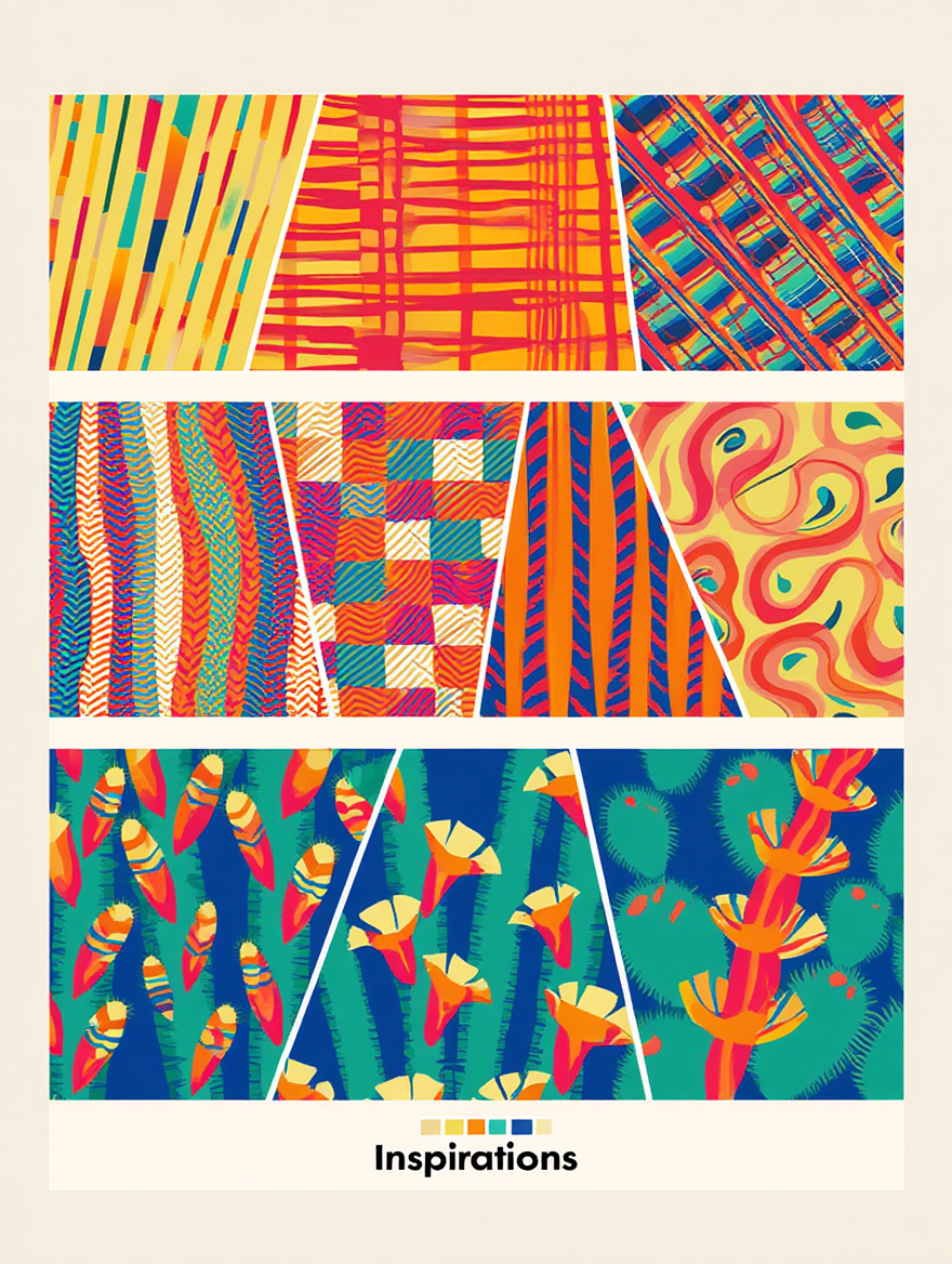 Ten Compositions Geometric and Plant Forms