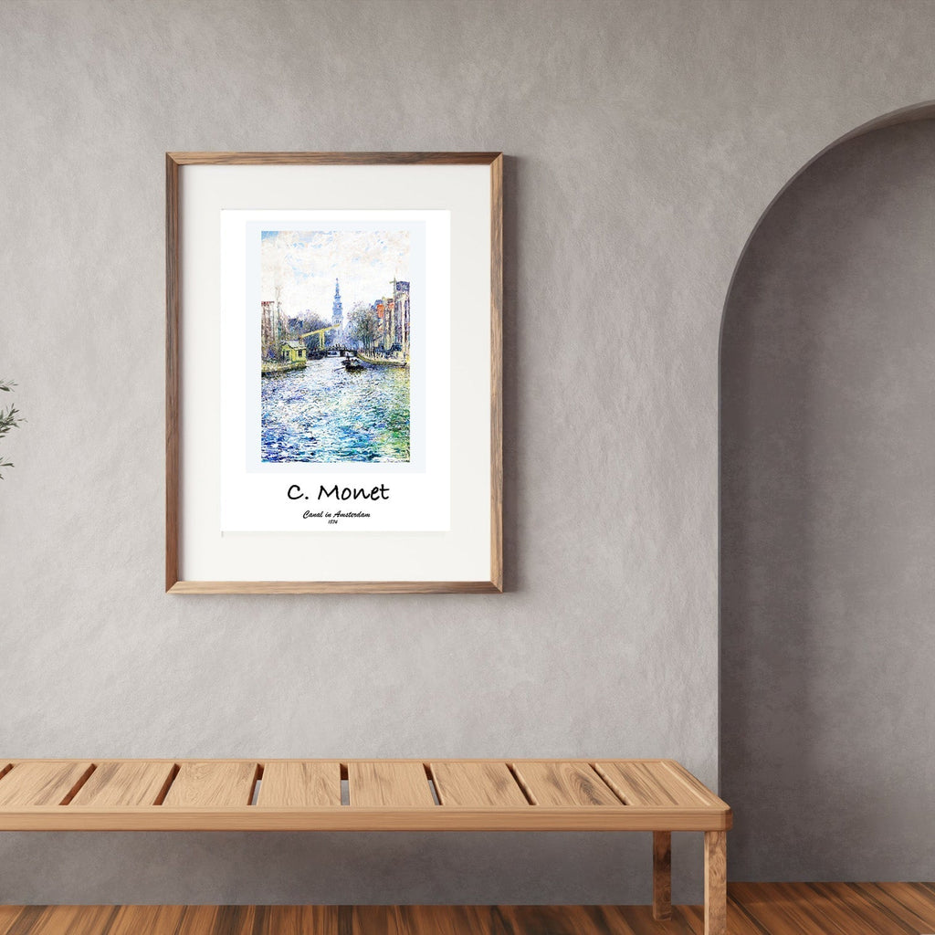 Canal in Amsterdam Poster