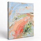 Canvas Print Colourful Garden Watercolour | Contemporary Floral