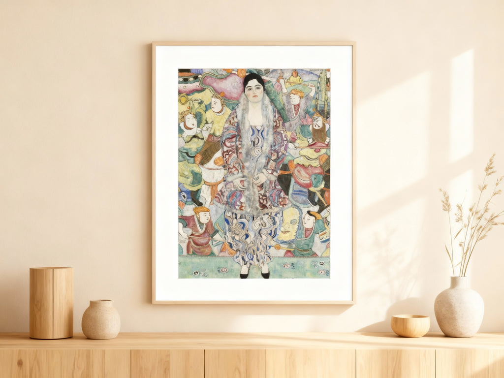 Gustav Klimt – Portrait of Friederike Maria Beer - Iconic Symbolist Portrait Art Print