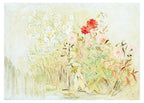 Small Garden Art Print by Tadeusz Makowski – Charming Floral Wall Decor