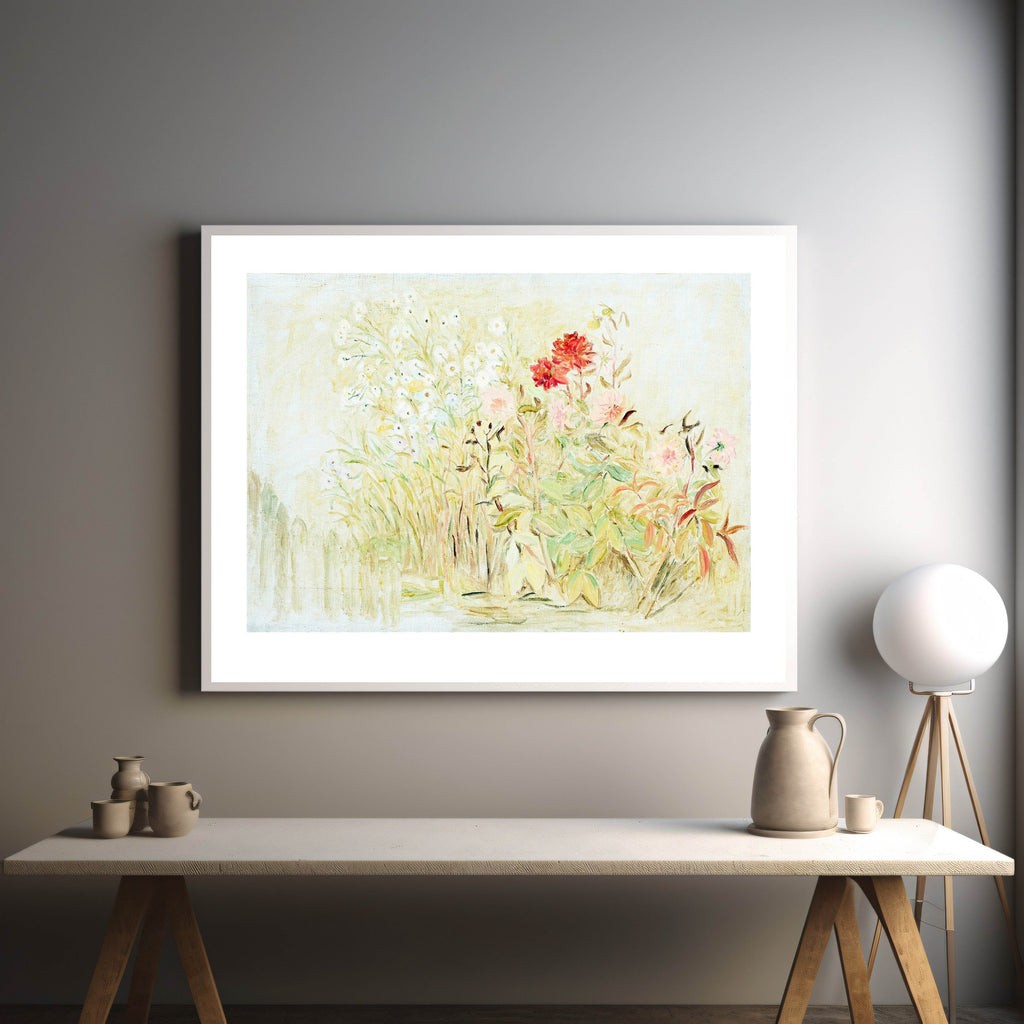 Small Garden Art Print by Tadeusz Makowski – Charming Floral Wall Decor