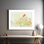 Small Garden Art Print by Tadeusz Makowski – Charming Floral Wall Decor