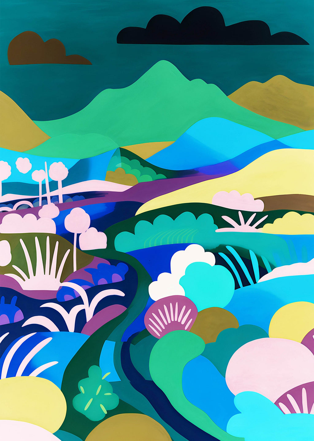 Colourful Land poster - Hakyarts