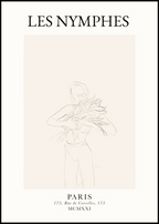 Set of 3 Art Prints – Les Nymphes & Matisse - Hakyarts