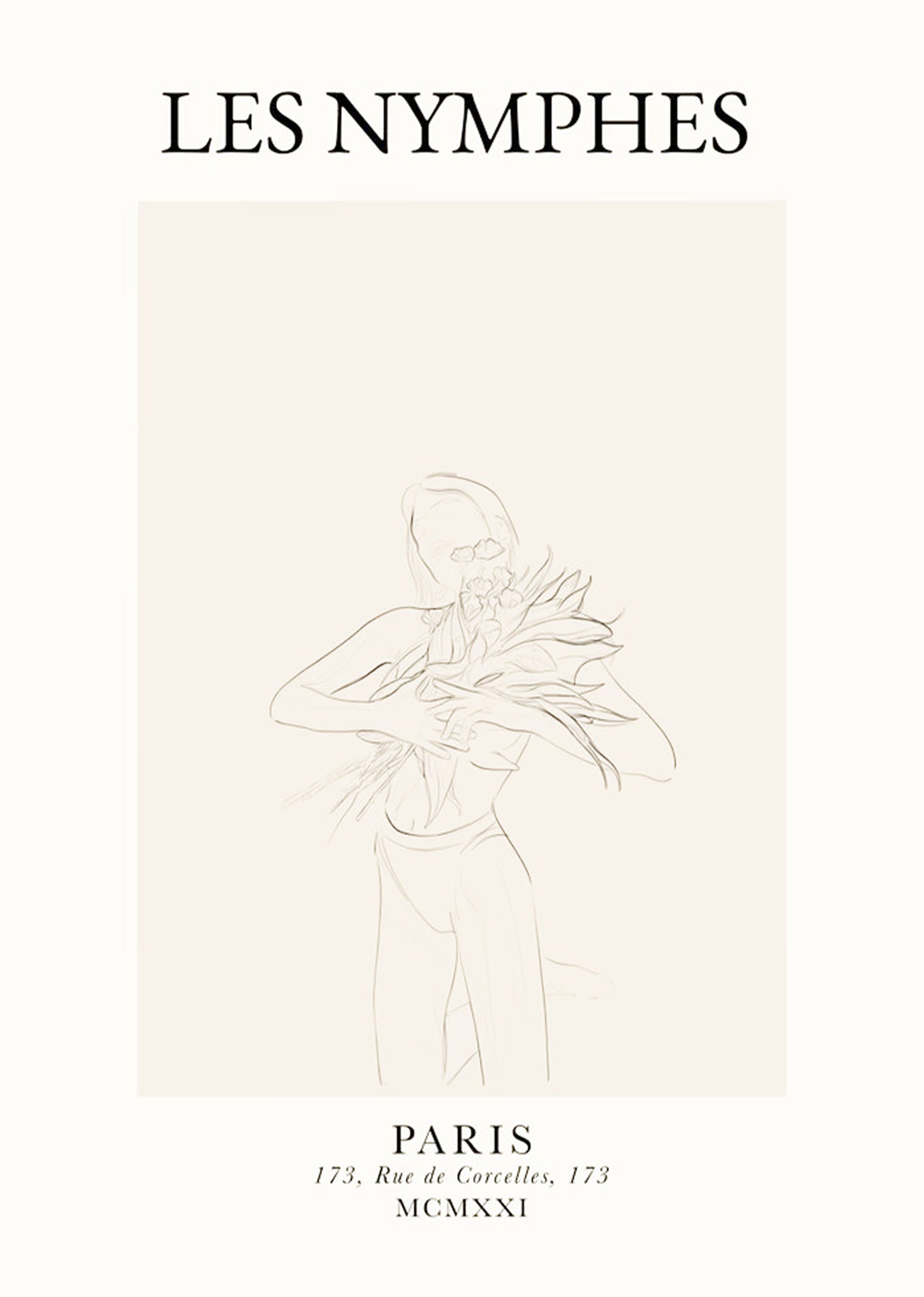 Set of 2 Art Prints – Les Nymphes - Hakyarts