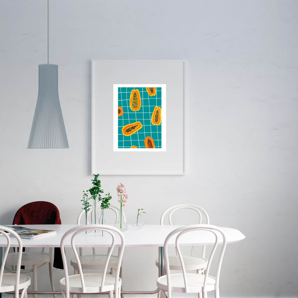 Gorgeous Papaya Poster - Hakyarts