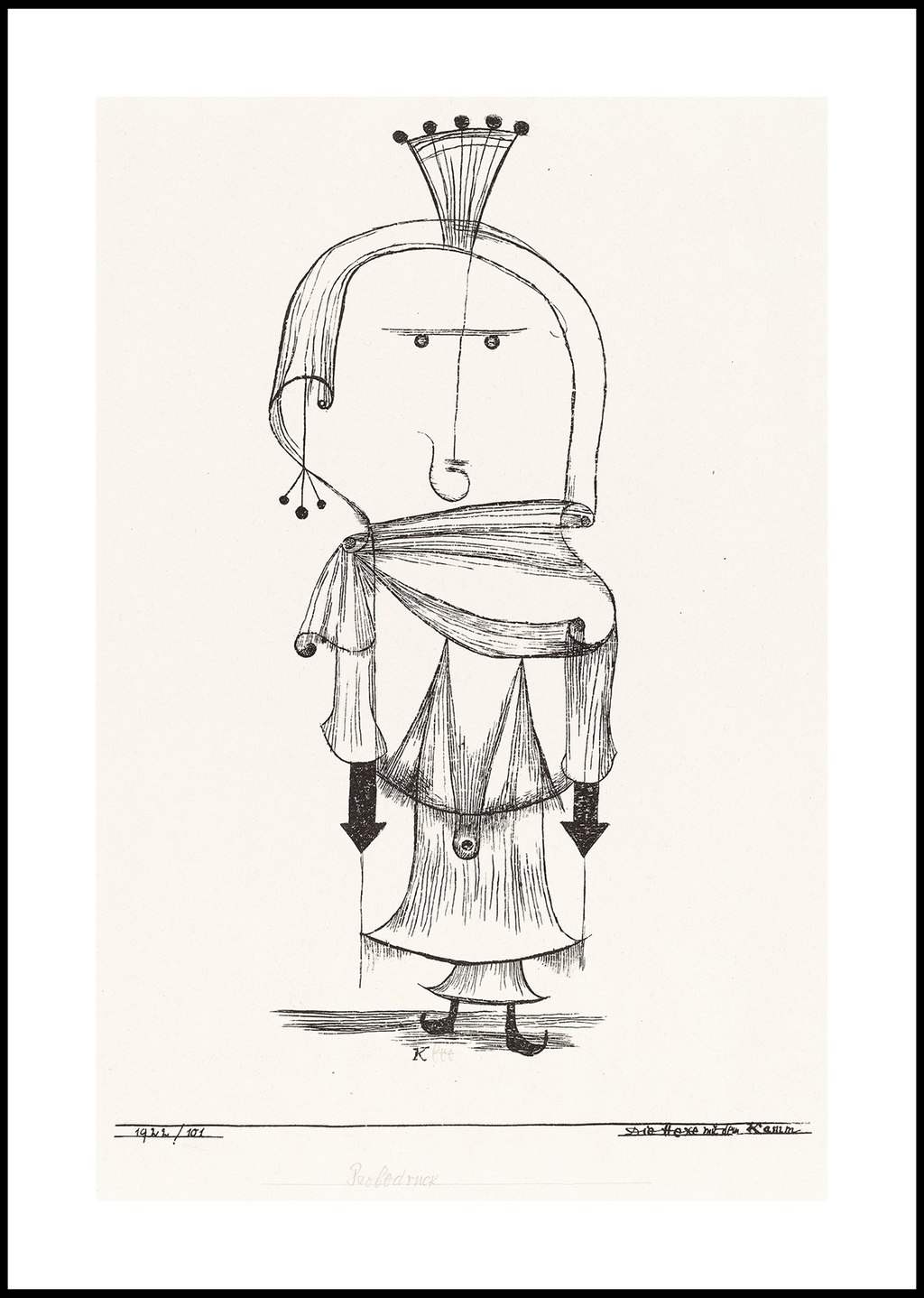 Paul Klee - Witch with a Comb