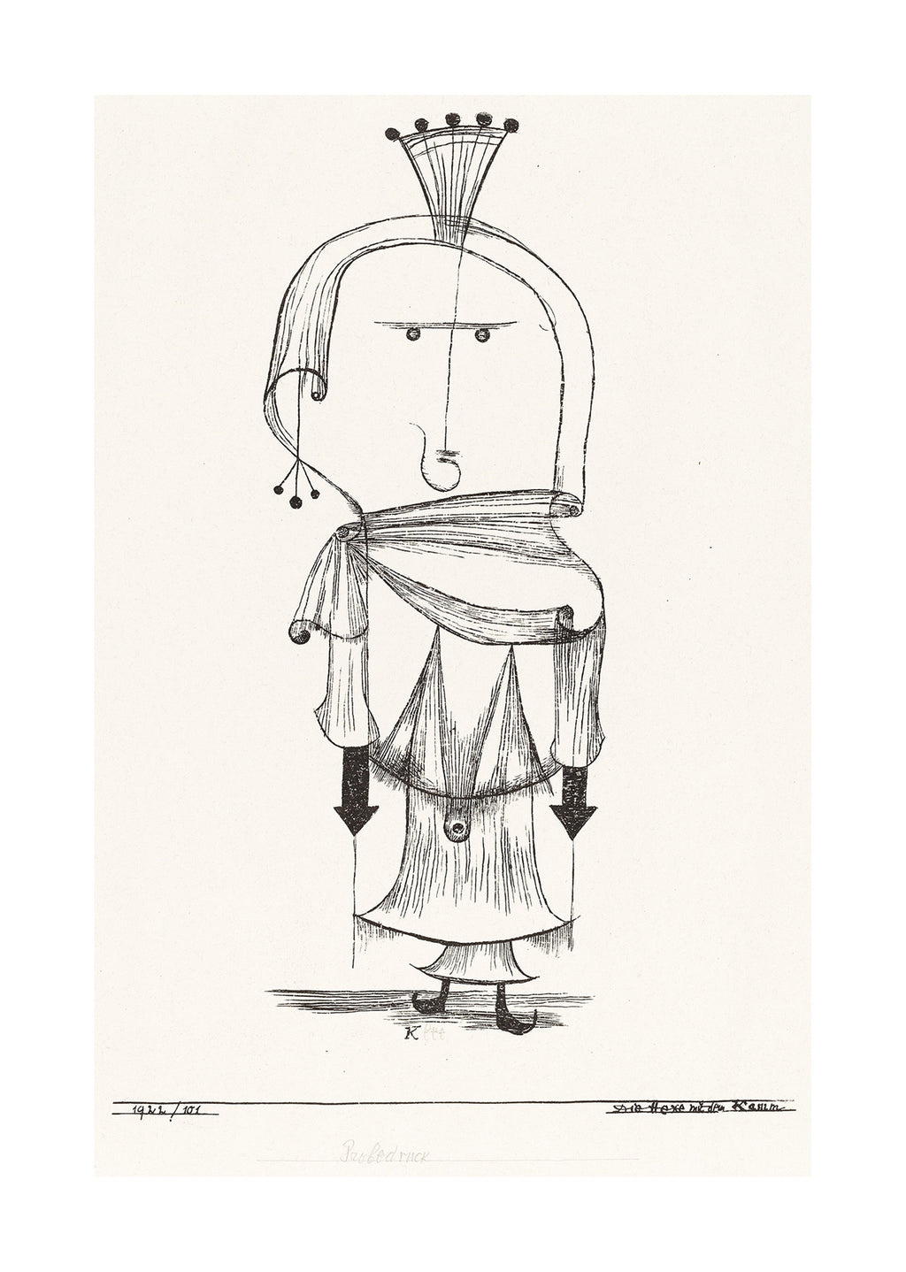 Paul Klee - Witch with a Comb