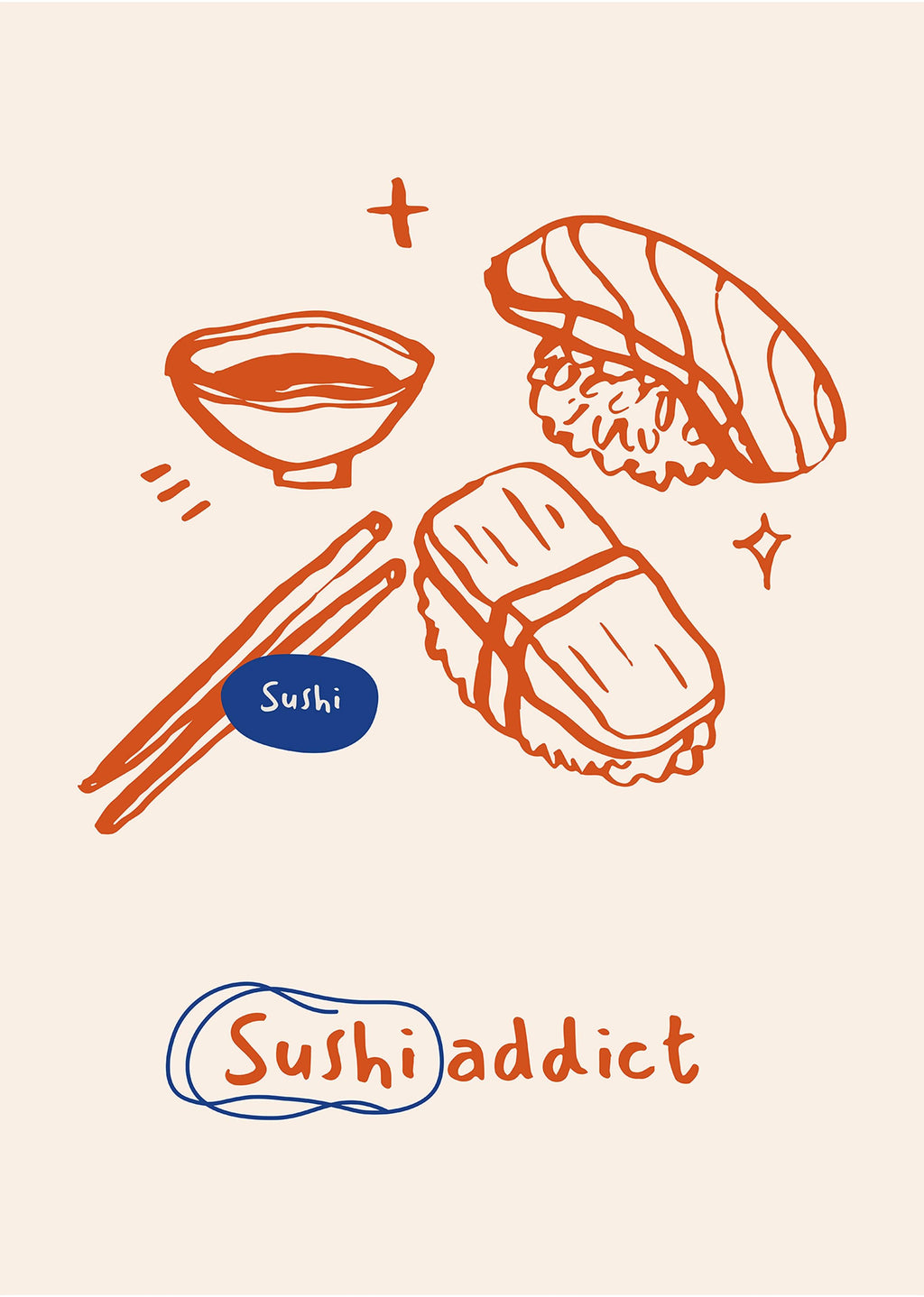 Sushi Fan Poster - Hakyarts