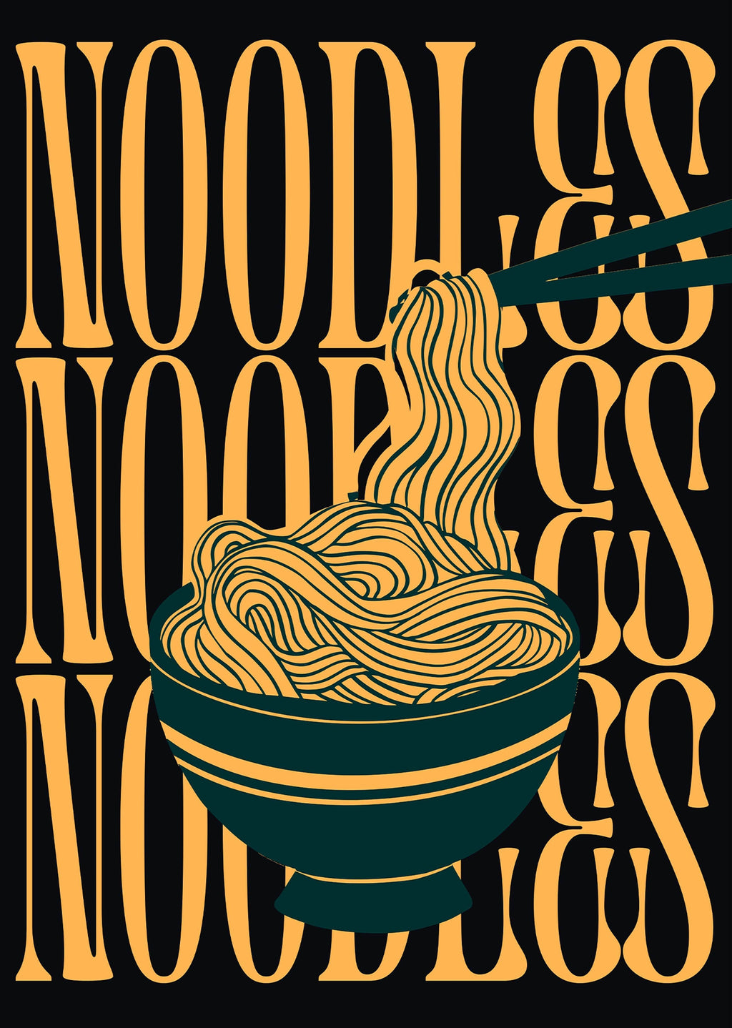 Noodles Noodles Poster - Hakyarts