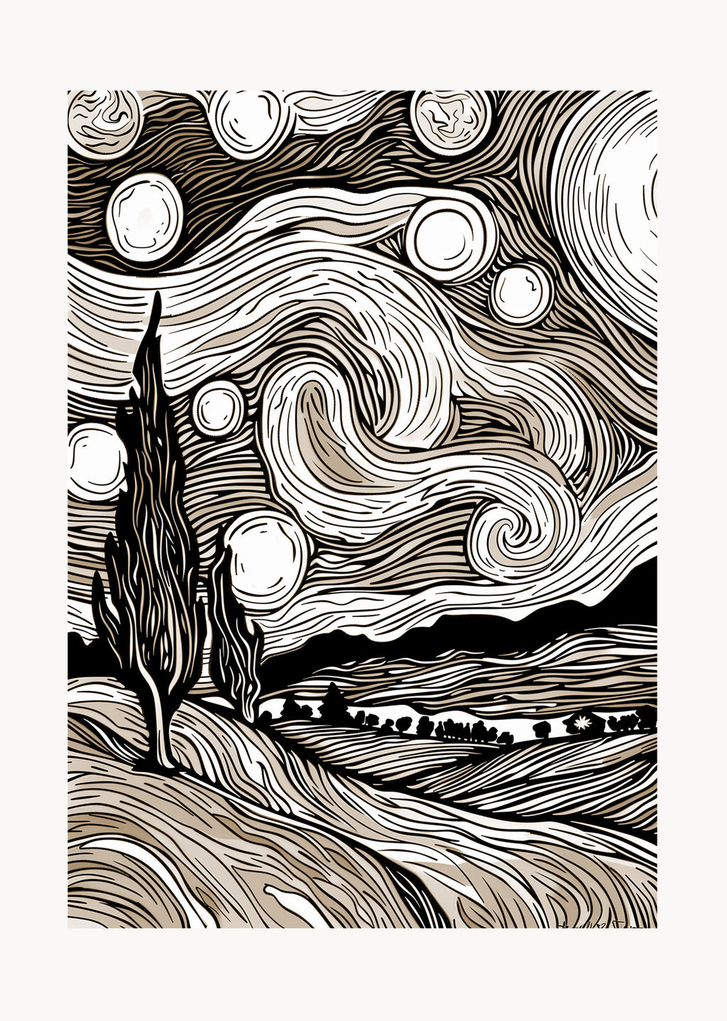 Starry Night Poster