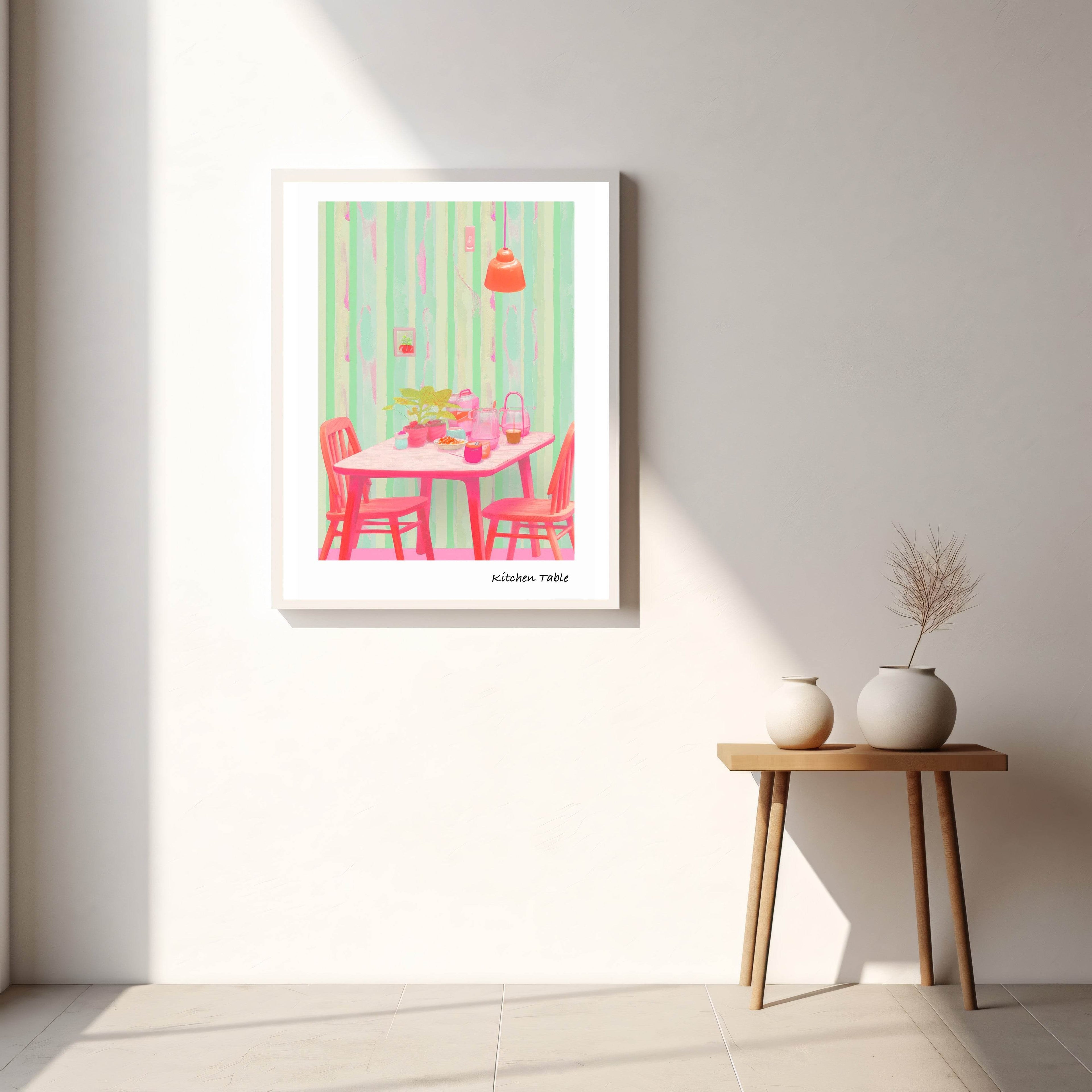 Kitchen Table Poster - Hakyarts