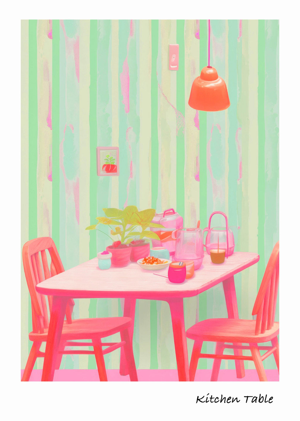 Kitchen Table Poster - Hakyarts