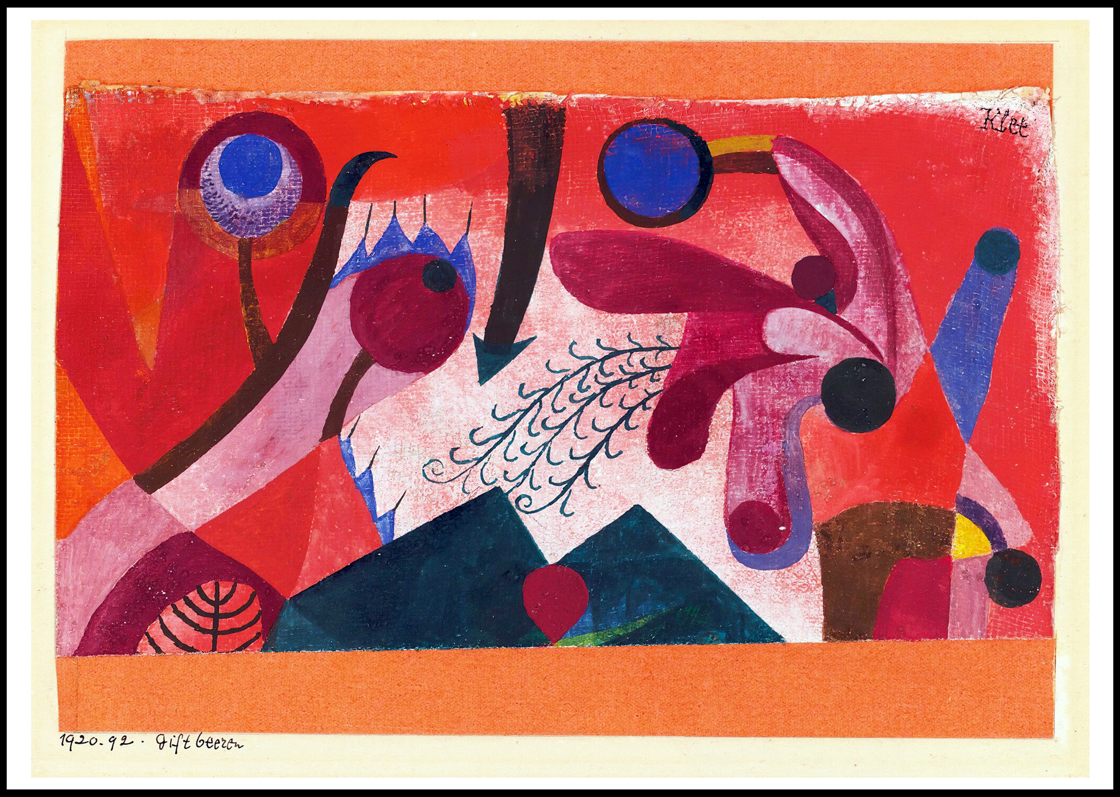 Paul Klee - Poisonous Berries