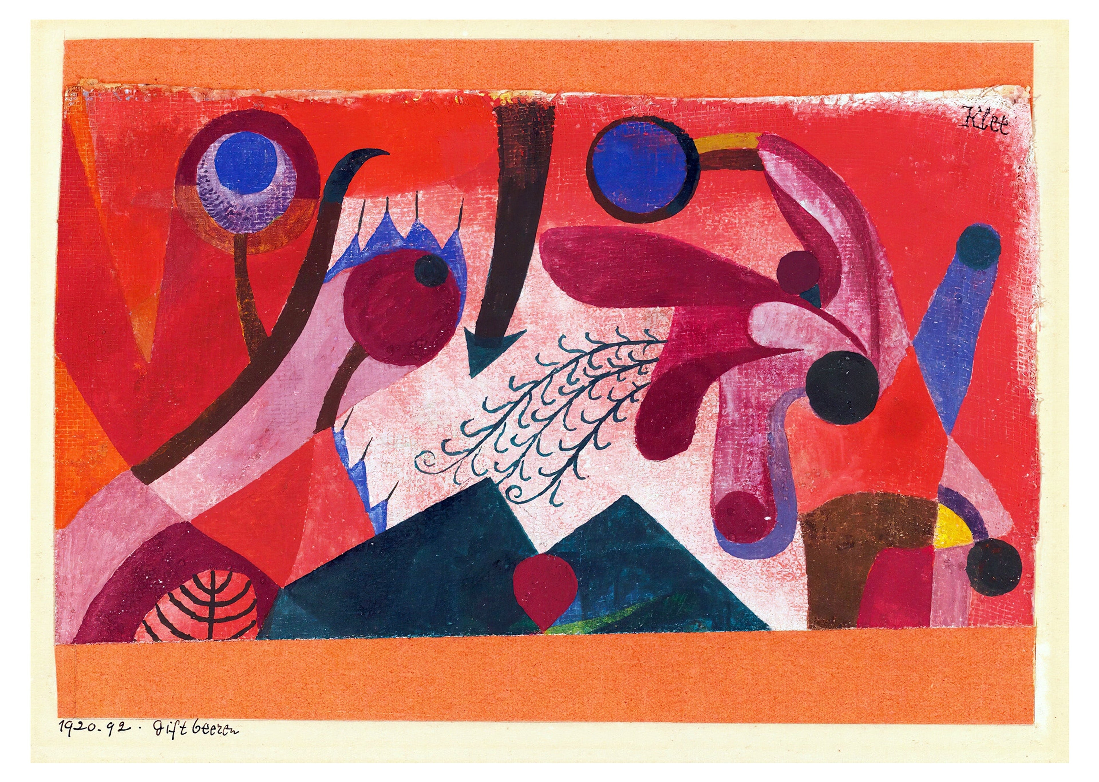 Paul Klee - Poisonous Berries