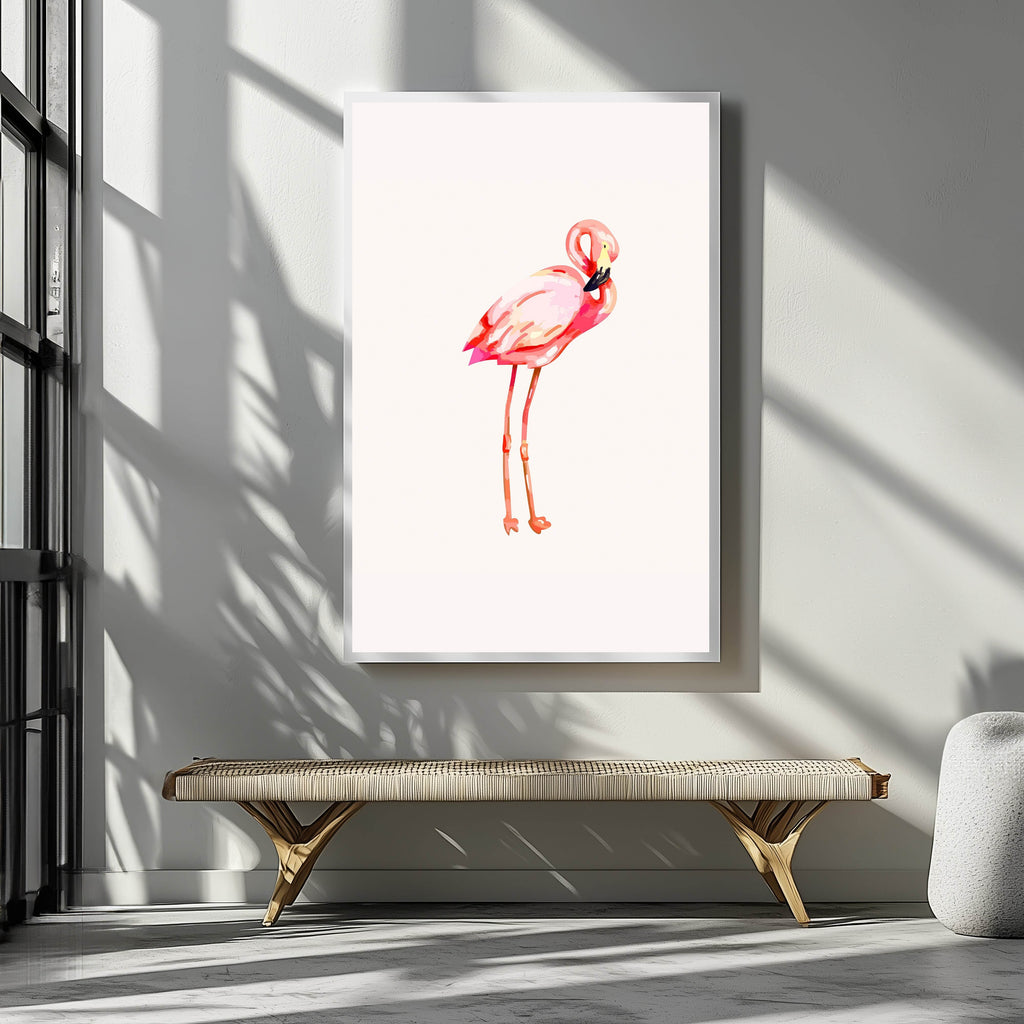 Pink Flamingo Poster - Hakyarts