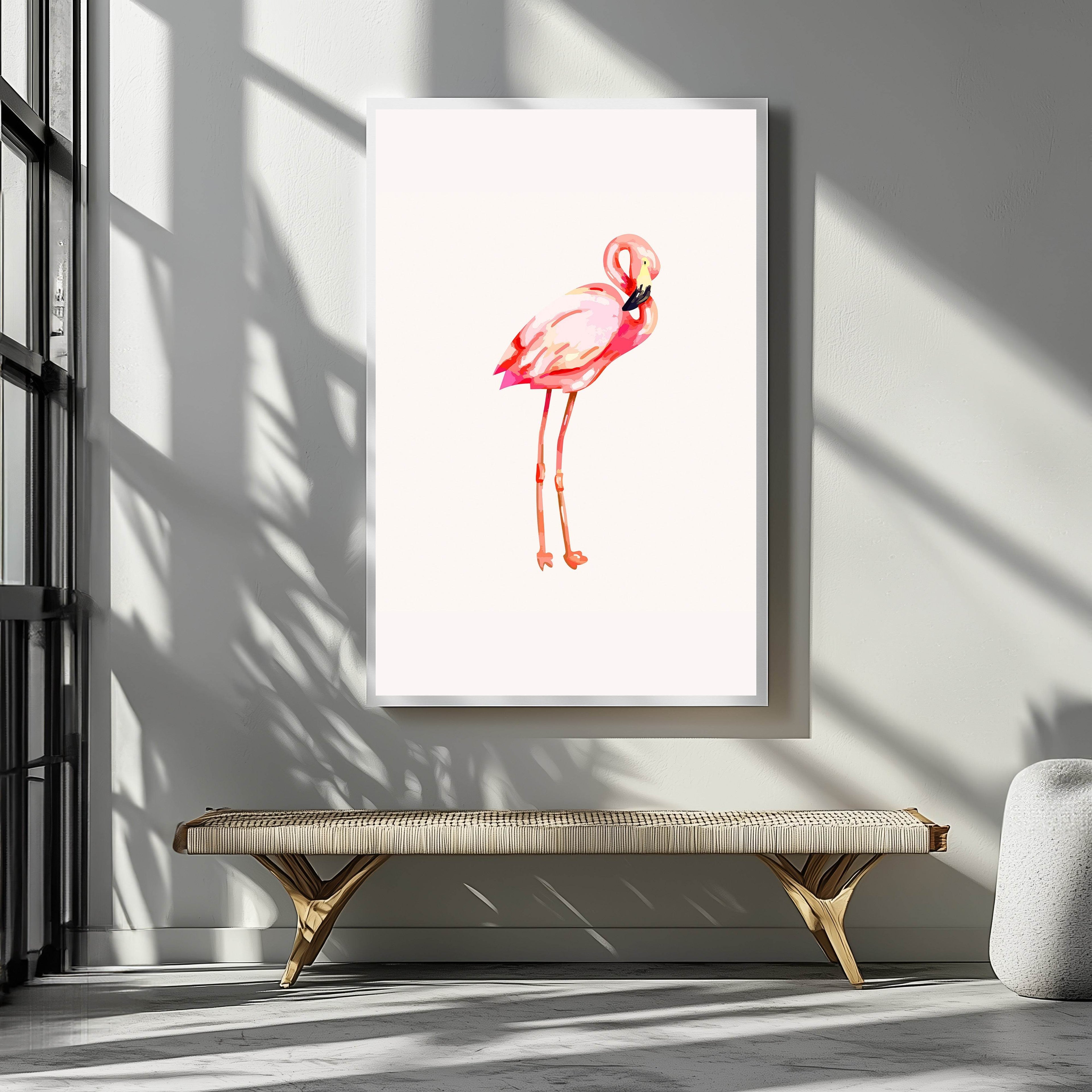 Pink Flamingo Poster - Hakyarts