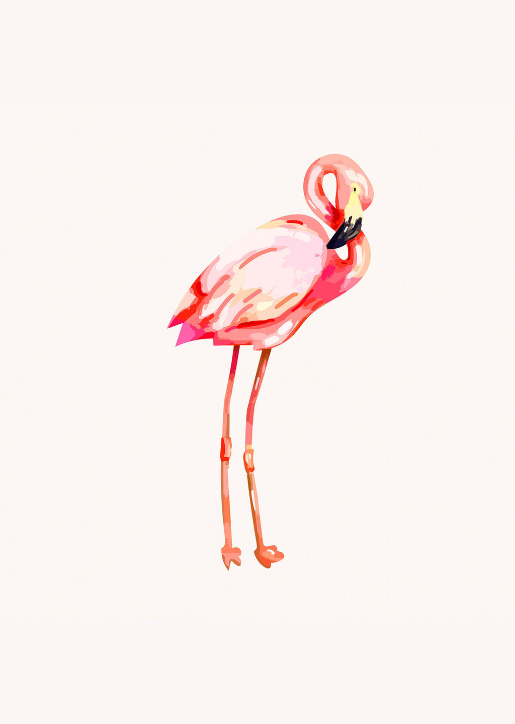 Pink Flamingo Poster - Hakyarts