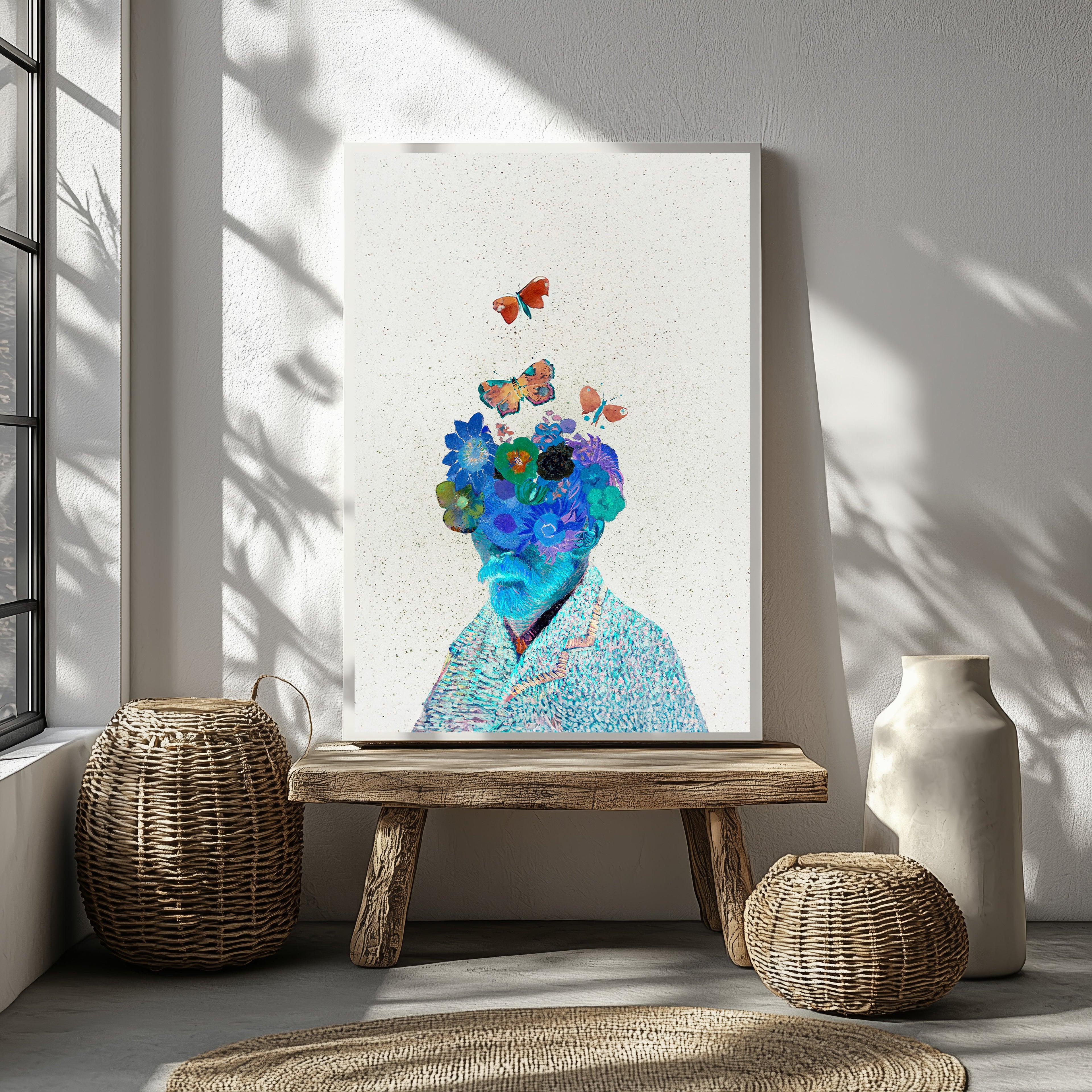Floral Van Gogh Poster