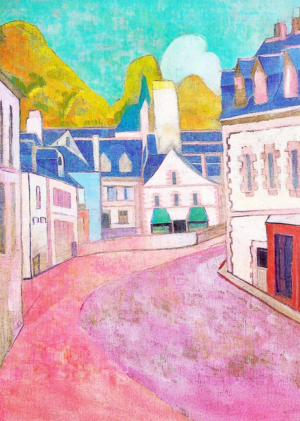 Émile Bernard - Pink Street in Pont Aven